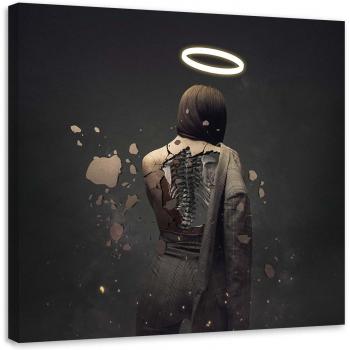 Last Breath 30x30 Gray Wall Art