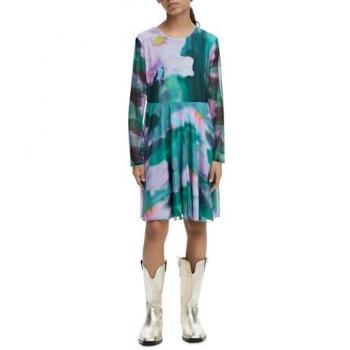 Desigual Vestito Tulle Blu 5/6