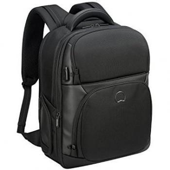DELSEY PARIS Quarterback Premium Zaino Casual, 50 cm, 39 liters, Noir