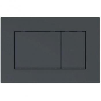 Matte Black Sigma30 Flush Plate by Geberit – Model 115.883.16.1