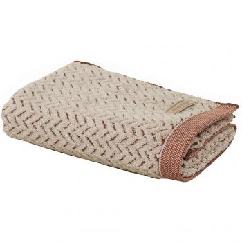 Möve Spa Badehandtuch Fischgrat 80 x 150 cm – Erdtöne