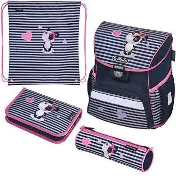 Herlitz Loop Plus Rucksack für Kinder, 37 cm, Schwarz