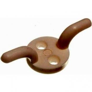 Cleat Hook for Roman Blinds White Plastic 50mm 2 Inch