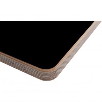 Sekretär Müller Small Living „PLATO One“ – 132 × 75 × 70 cm, schwarz birke, ready‑to‑use