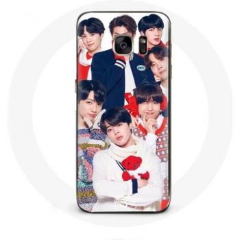 Coque BTS Samsung Galaxy S6 Edge Poster Membres Cadeau 2023