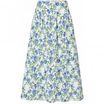 Rich & Royal Midirock für Damen in Blau, Größe 40