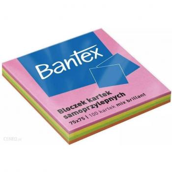 Haftnotiz Bantex – 100 Stück, 75 mm × 75 mm