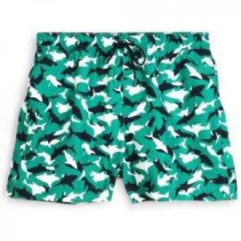 Shorts de Bañador Verde Medio Largo Tommy Hilfiger