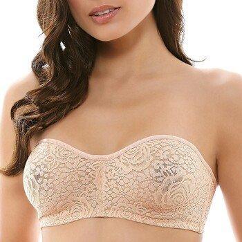 Soutien-gorge bandeau en nylon Wacoal Halo Lace avec bretelles ajustables