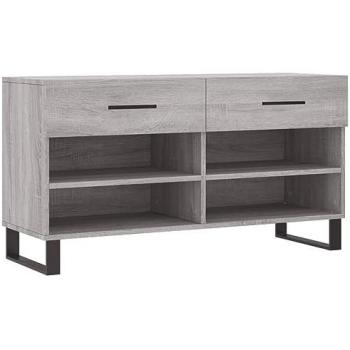 VidaXL Schuhbank 102x35x55 cm Grau Sonoma