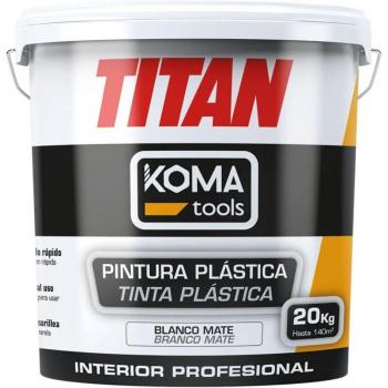 Pintura interior Koma 20 kg, color blanco y secado veloz
