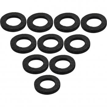 10 Black Felt Pads for Trumpet Valves
