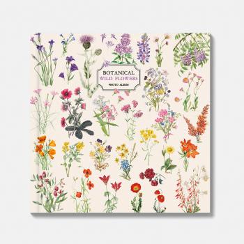 Album Foto Wild Flowers 16x16 cm, 24 Pagine Autoadesive