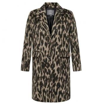 ONLY CARMAKOMA Kurzmantel »CARVALBORG ANIMAL LIFE COAT OTW«, mit Allover Animal Druck