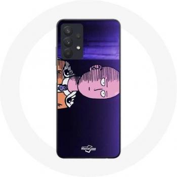 Coque Samsung Galaxy A32 5G One Punch Man Saitama Violet
