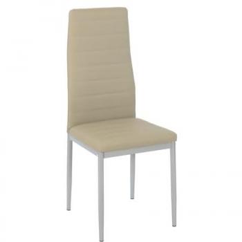 Set da 6 sedie Queen all/Tortora Similpelle