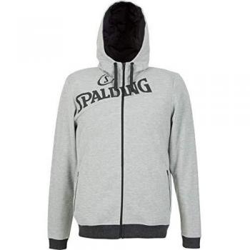 Spalding Herren-Streetwear Jacke Grau-Anthrazit XL