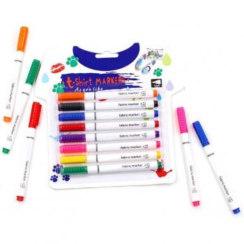 8Pcs T-Shirt Fabric Markers for Art Projects