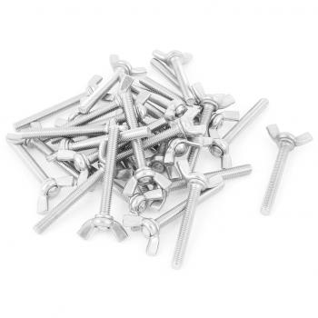 M5x40mm Butterfly Wing Screws Stainless Steel 30Pcs