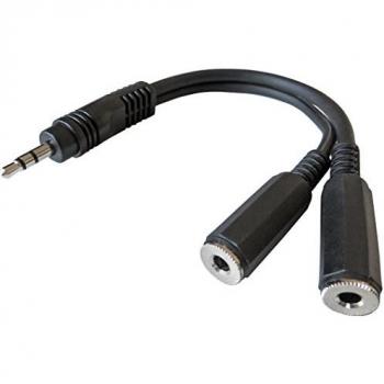 Keepdrum YC003 Y-Adapter 3,5mm Miniklinke Audio-Splitter