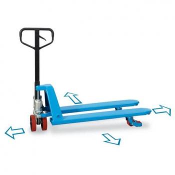 Transpalette à 4 roues directionnelles 2,5t longueur de fourche 1150mm