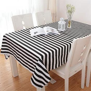 Tovaglia di Design Zklttca 140x140 cm – Bianco/Nero