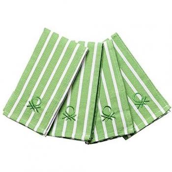 Set de 4 torchons Benetton – 33 x45 cm, coton 170 g/m²
