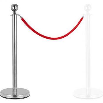 Poteau de guidage avec corde rouge 1,5m PLS-150