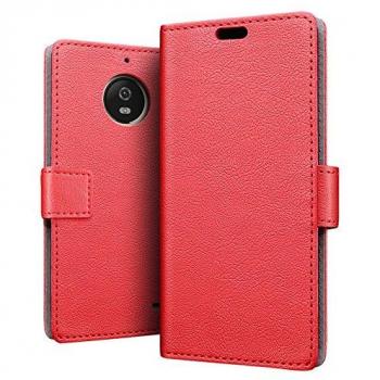 Moto G5S Red Lapinette Wallet Protector