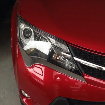 Toyota RAV4 Headlight Lamp Eyebrow Accessories 2Pcs