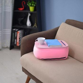 Compact Multi-Use Laptop Tray with Pillow and Storage