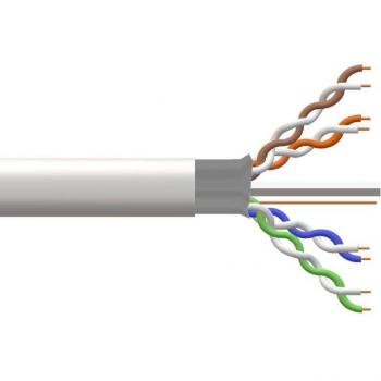 Bobina Rete FTP Cat6 305mt CCA SL cert.CPR AWG23 cavo solido