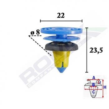 ROMIX C70575 Clip, enjoliveur