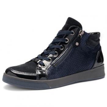 Ara ROM Sneakerboots – Hightop Sneaker, Schnürboots in Bequemweite G (weit)