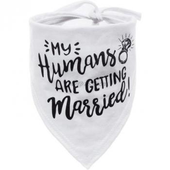 Dog Wedding Triangle Bib Scarf