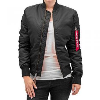 ALPHA INDUSTRIES Chaqueta 'MA 1 VF 59' negra ideal para entretiempo