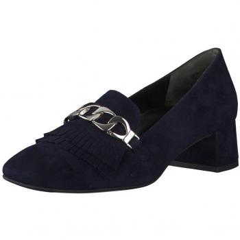 Paul Green Damen‑Pumps 3569‑009 – Blau (Samt) – 197410