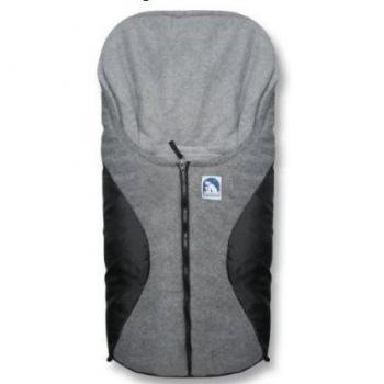 Heitmann Eisbärchen Fußsack für Kinderwagen und Babyschale, schwarz