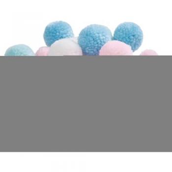Pastell Pompon-Mix 30 Stück