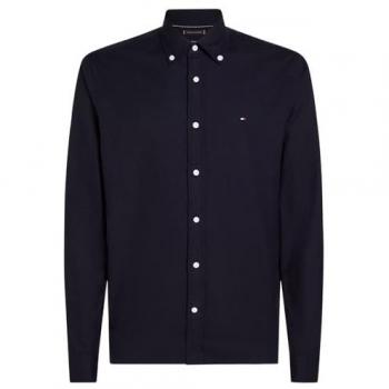 TOMMY HILFIGER Hemd Regular Fit Blau Größe M