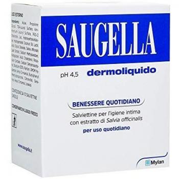 Saugella Salviettine Detergenti Deodoranti 10 Bustine