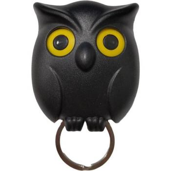 Sérénité Oiseau Noir – Porte‑Clés Cintre