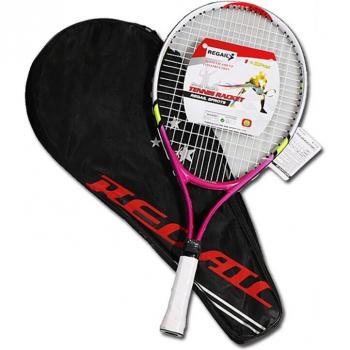 Raqueta de tenis de aluminio para niños, mango de PU, EDF88