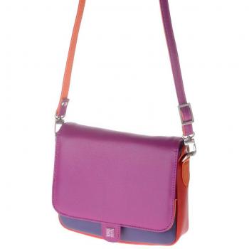 Tracolla Mini Pelle Fucsia DUDU – Borsetta Donna
