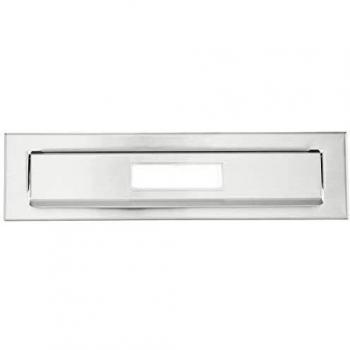 Plaques de boîtes aux lettres Burg-Wachter Argenté Acier inoxydable