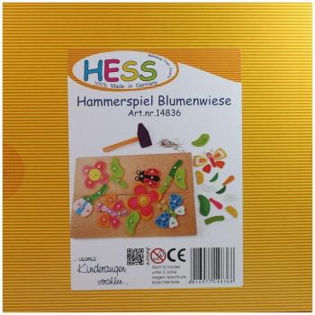Meadow Bash Playset: Hess Wooden Hammer for Little Explorers