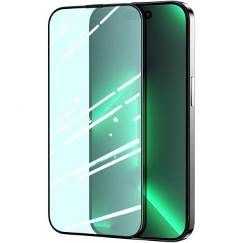 Protezione Schermo Verde per iPhone 14 con Filtro Anti Luce Blu