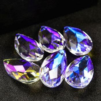 5PCS 37mm AB Color Crystal Chandelier Drops
