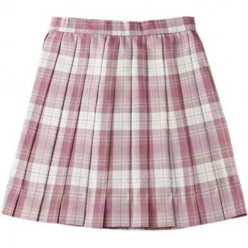 Uniforme de estilo japonés para niñas, traje de Sailor rosa con falda plisada
