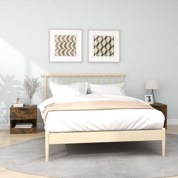 VidaXL Side Tables 2 pcs Smoked Oak Engineered Wood